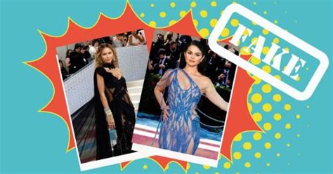 Deepfakes of Zendaya and Selena Gomez at the Met。